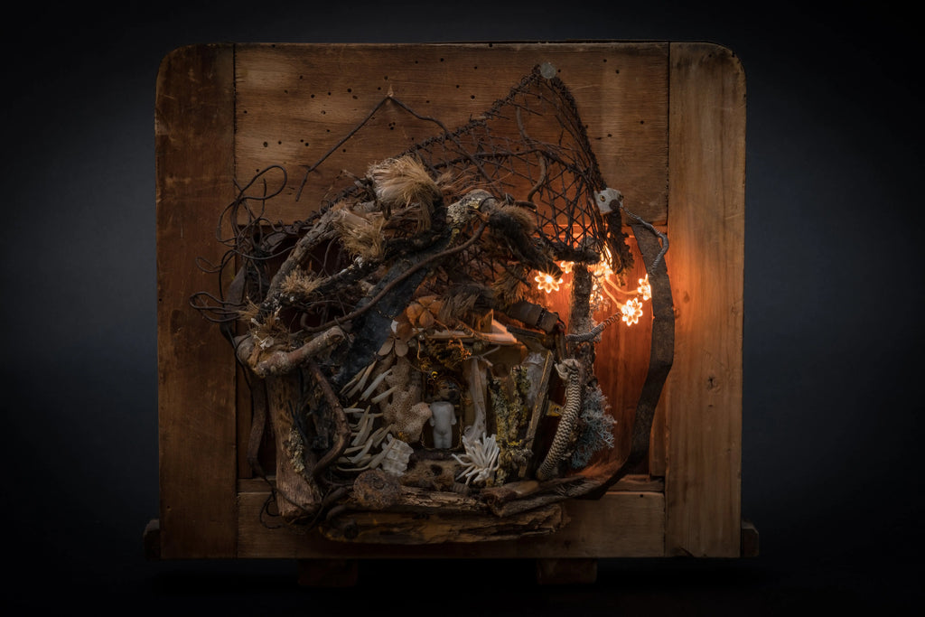 Sculpture sur bois "Fillet" Marie Subirana