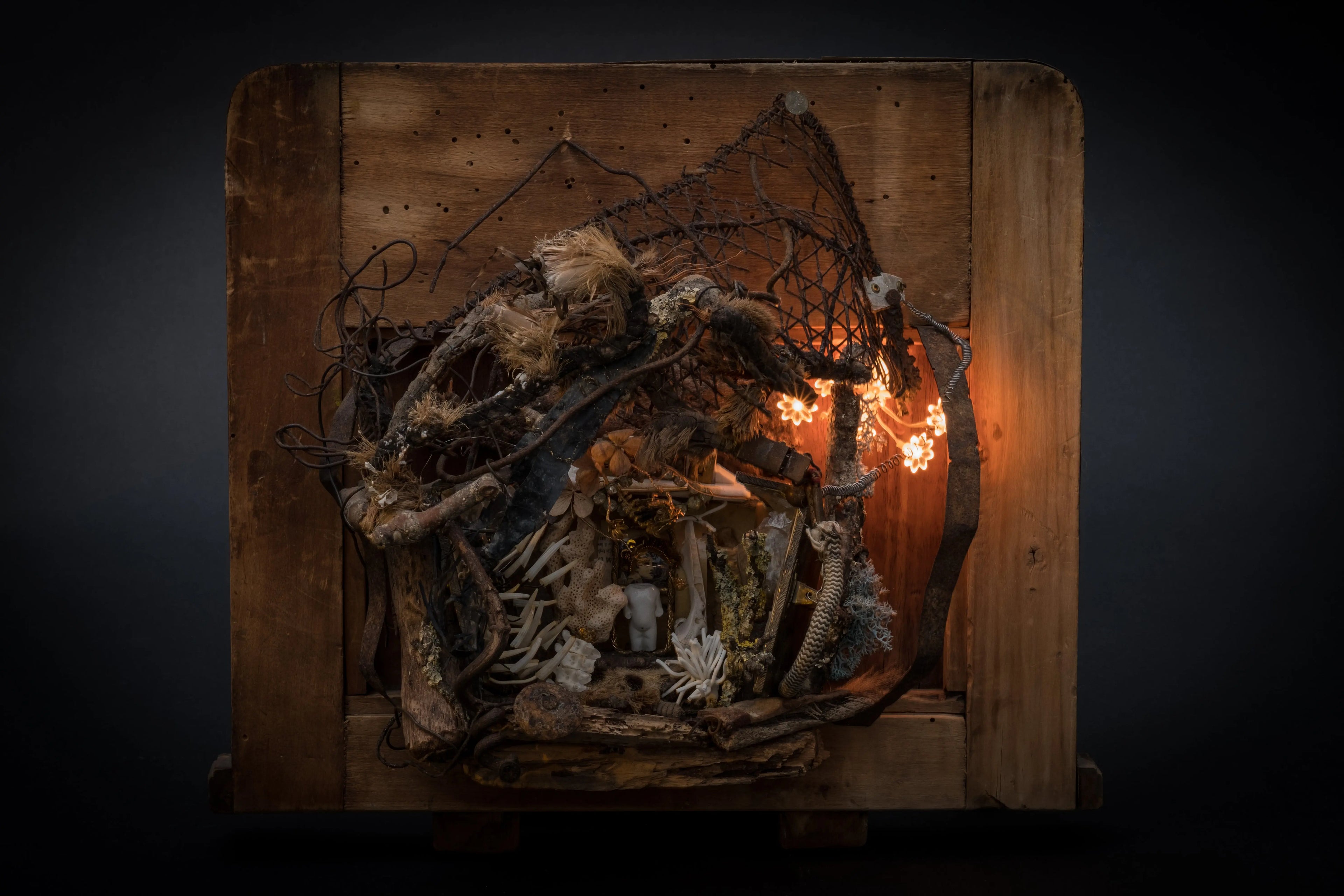 Sculpture sur bois "Fillet" Marie Subirana