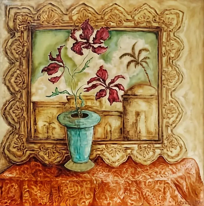 Peinture sur huile "Cadre" Marie Subirana