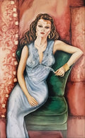 Peinture sur huile "Fauteuil" Marie Subirana
