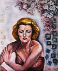Peinture sur huile "Rouge" Marie Subirana